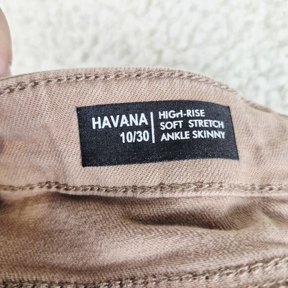 Lot Of 2 Buffalo David Bitton Hanna Skinny Stretchy Jeans Womens 10/30 Brown - Picture 11 of 15